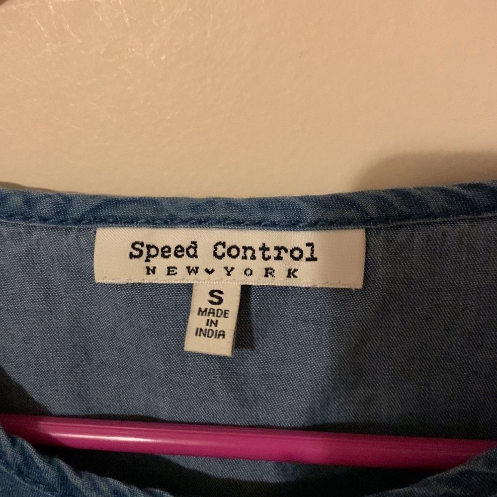Speed Control Jean Dress - Picture 3 of 6